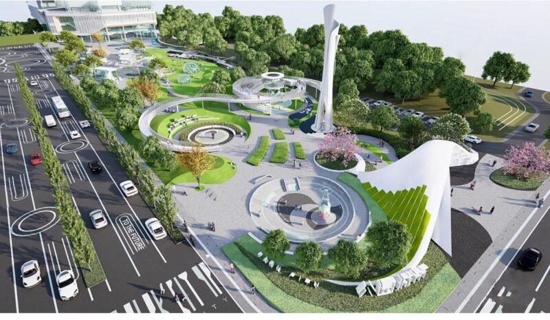 图片[5]-现代公园广场小游园园林节点景观树池座椅坐凳小品草图大师SU模型-KK资源网