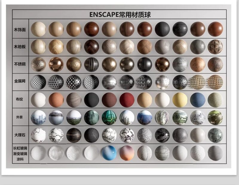 图片[12]-Enscape材质库vray草图大师SU石材木纹ens预设凹凸通道skm贴图-KK资源网