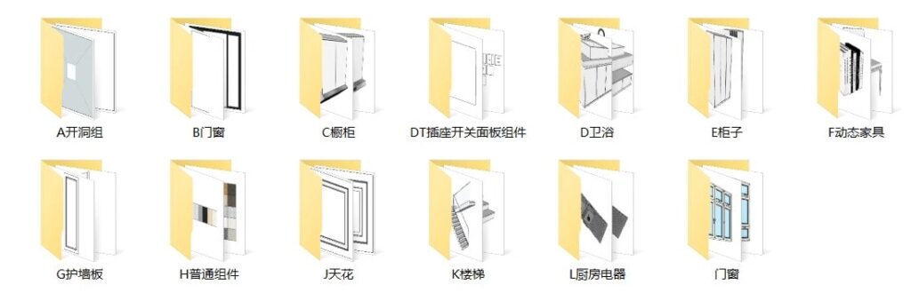 图片[5]-SU动态组件库 sketchup草图大师SU模型设计素材库室内家装模块-KK资源网