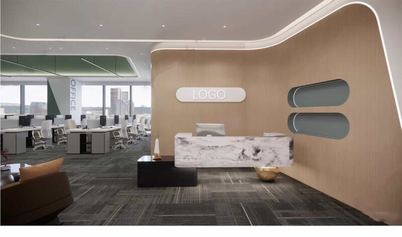 图片[4]-办公室SU模型CAD全套现代北欧会议室共享空间loft工作室草图大师-KK资源网
