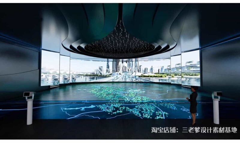 图片[5]-沉浸式展厅SU模型互动科技文化生态现代概念展览馆空间草图大师-KK资源网