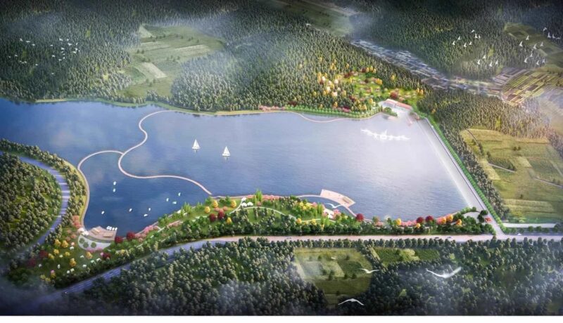图片[6]-水库水坝su模型现代水利工程水闸发电站河流水电站堤坝草图大师-KK资源网