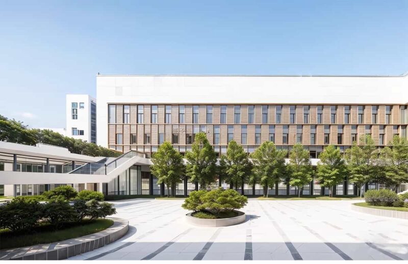 图片[4]-学校建筑大学实验中学小学SU模型校园景观室外教学楼草图大师素材-KK资源网