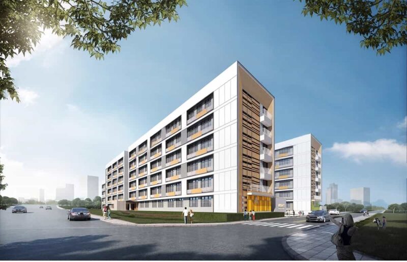 图片[6]-学校建筑大学实验中学小学SU模型校园景观室外教学楼草图大师素材-KK资源网