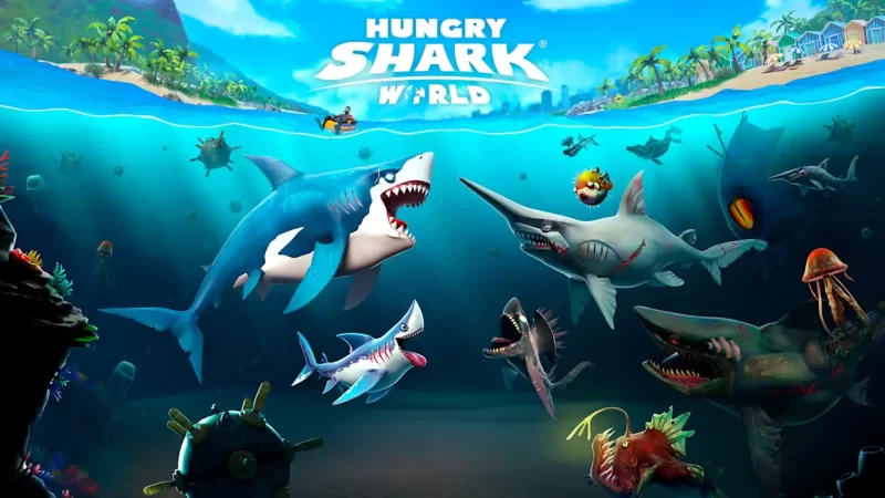 饥饿鲨：世界|Hungry Shark World中文【switch游戏】夸克网盘下载